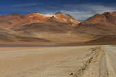 Lagunenroute- Sandpassage - Axel Bauer -Extreme Höhe - Radfahren in der Atacamawüste - Argentinien, Chile, Bolivien mit dem Fahrrad - Lagunenroute - Paso Jama